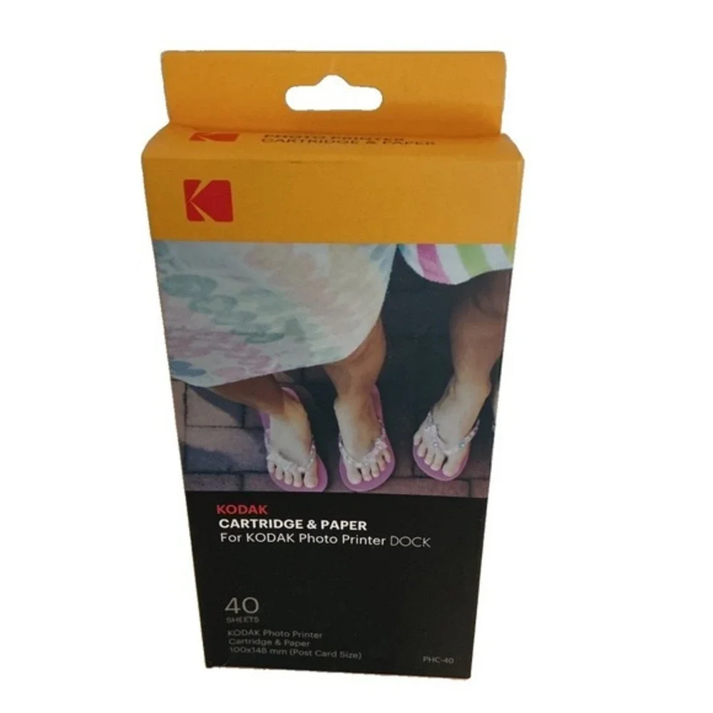 KODAK Photo Printer Dock Cartridge And Photo Paper 4